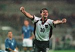 1998.09.05<br>sterreich - Israel<br>REINMAYR Hannes<br>Jubel nach seinem Tor zum 1:0 in der 7.Minute