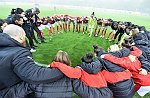 19.10.2017, Frauenfu�ball, Nationalteam, Testspiel, NV Arena, Niederlande, Oesterreich<br>Oesterreichs Ritual  vor Spielbeginn<br><br>Copyright / www. sportfotos. at<br>Missongasse 21<br>A - 3500 Krems<br>zierlinger@sportfotos.at<br>www.sportfotos.at<br>Kremser Bank <br>BIC SPKDAT21XXX<br>IBAN AT392022800704000918<br>