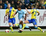 04.10.2017, Frauenfu�ball, Womans Champions League, NV Arena, SKN St. Poelten, Manchester City<br>BABICKY Gina, PARRIS Nikita, EDER Jasmin Pamina<br><br>Copyright / www. sportfotos. at<br>Missongasse 21<br>A - 3500 Krems<br>zierlinger@sportfotos.at<br>www.sportfotos.at<br>Kremser Bank <br>BIC SPKDAT21XXX<br>IBAN AT392022800704000918<br>