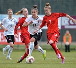 24.03.2016,  Rohrendorf, Fussball,  European Womens Under-17 Champioship 2016,  Elite Round,  sterreich,  Deutschland<br>MINGE Janina, PIRECI Besijana, GWINN Giulia<br><br><br><br>Copyright DIENER / Zierlinger Karl<br>Marktgasse 3-7 / 4 / 5 / 21<br>A-1090 Wien<br>Telefax +43 1 955 32 35<br>Mobil +43 676 629 98 51<br>BA-CA<br>Bank Nr. 12000<br>Account Nr. 00712 223 783<br>e-mail: agentur@diener.at<br>Datenbank: www.diener.at