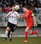 21.03.2016,  Rohrendorf, Fussball,  European Womens Under-17 Champioship 2016,  Elite Round,  sterreich,  Schweiz<br>BACHLER Magdalena, NIETLISPACH Elena<br><br><br><br>Copyright DIENER / Zierlinger Karl<br>Marktgasse 3-7 / 4 / 5 / 21<br>A-1090 Wien<br>Telefax +43 1 955 32 35<br>Mobil +43 676 629 98 51<br>BA-CA<br>Bank Nr. 12000<br>Account Nr. 00712 223 783<br>e-mail: agentur@diener.at<br>Datenbank: www.diener.at