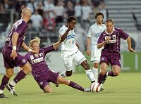 14.08.2005<br>Austria - Sturm/2:1 (2:0)<br>MILA Sebastian, RADOMSKI Arek (Austria)<br>TSIMBA Cedric<br>31. Minute