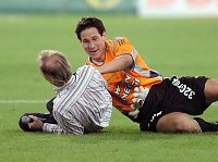 06.08.2005<br>Rapid - Austria/3:1 (1:1)<br>PAYER Helge und MAREK Andreas im Siegesrausch
