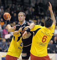09.12.2008<br>UHK Krems - ULZ Schwaz/35:26 (16:10)<br>CHALUPA Georg, POEHL Philipp, BELAS Ivica<br>