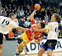 06.12.2008<br>UHK Krems - UHC Tulln/37:19 (16:10)<br>BICANIK Josef, SCHOPF Tobias, NEGRIN Lukas<br>