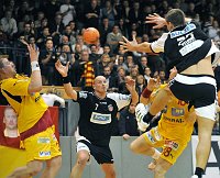 23.11.2008<br>UHK Krems - Pfadi Winterthur/34:30<br>LINT Werner, MIERZWA Alexander, THAQI Ibish, TARHAI Ladislav