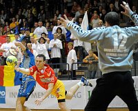 21.02.2009<br>UHK Krems - CSU Suceava/26:29 (15:14)<br>BURSUC Cristian, HRACHOVEC Pavel, ANDREI Iulian, 