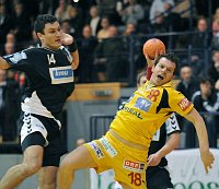 23.11.2008<br>UHK Krems - Pfadi Winterthur/34:30<br>TOMIC Dusan, THAQI Ibish