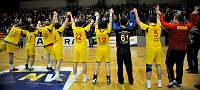 23.11.2008<br>UHK Krems - Pfadi Winterthur/34:30<br>Jubel ber den Sieg