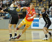 26.04.2009<br>UHK Krems - HIT Innsbruck 29:28 (19:15)<br>PESIC Milos, VIZVARY Kristof, RACKAUSKAS Andrius