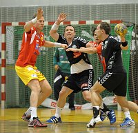 26.04.2009<br>UHK Krems - HIT Innsbruck 29:28 (19:15)<br>VIZVARY Kristof, SCHINAGL Thomas, CHALUPA Guenther, RACKAUSKAS Andrius