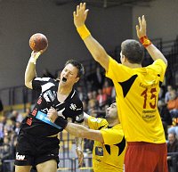 01.10.2008<br>UHK Krems - A1 Bregenz/31:33<br>VARGA Andreas, PESIC Rados, VIZVARY Kristof<br>