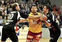 01.10.2008<br>UHK Krems - A1 Bregenz/31:33<br>SCHLINGER Roland, PESIC Rados, GUENTHER Matthias<br>
