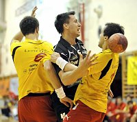 01.10.2008<br>UHK Krems - A1 Bregenz/31:33<br>BELAS Ivica, HOJC Mare, LACHMANN Patrick<br>