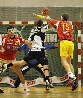 27.09.2008<br>UHK Krems - AonFivers Margarethen 27:31<br>PESIC Rados, KOLAR Markus, VIZVARY Kristof