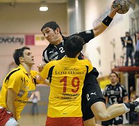 08.03.2009<br>UHK Krems - Bregenz/31:32 (12:13)<br>BELAS Ivica, MAYER Lucas, HRACHOVEC Pavel