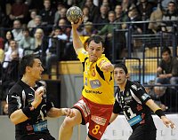 08.03.2009<br>UHK Krems - Bregenz/31:32 (12:13)<br>HOJC Mare, HRACHOVEC Pavel, MAYER Lucas