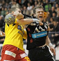 08.03.2009<br>UHK Krems - Bregenz/31:32 (12:13)<br>VIZVARY Kristof, GUENTHER Matthias