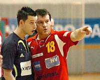 04.03.2009<br>UHK Krems - HC Hard/27:27 (13:10)<br>STAUDINGER Florian (Schiri), THAQI Ibish