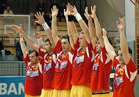 04.03.2009<br>UHK Krems - HC Hard/27:27 (13:10)<br>LACHMANN Patrick, PESIC Rados, BELAS Ivica, VIZVARY Kristof, GRABNER Bernhard, HRACHOVEC Pavel