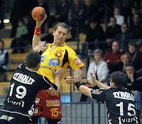 09.12.2008<br>UHK Krems - ULZ Schwaz/35:26 (16:10)<br>ANDRIUSKAS Mindaugas, VIZVARY Kristof, LECHNER Thomas