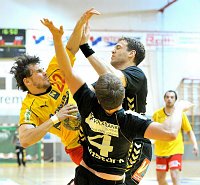 24.04.2010<br>UHK Krems - Bregenz/31:25 (21:13)<br>CHALUPA Guenther, FRUEHSTUECK Lukas, GUENTHER Matthias