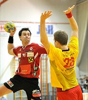 27.03.2010<br>UHK Krems - HIT Innsbruck/35:27 (18:14)<br>KAINMUELLER Klemens, VIZVARY Kristof