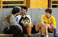 15.03.2010<br>UHK Krems - AonFivers/31:31 (18:16)<br>FILZWIESER Wolfgang, ABADIR Martin, SCHOPF Tobias,<br>Tratscherl nach dem Spiel<br><br>