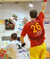 27.02.2010<br>UHK Krems - HC Hard/30:29 (15:13)<br>GLUSAKS Janis, TLUCZYNSKI Maciej, VIZVARY Kristof