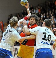 27.02.2010<br>UHK Krems - HC Hard/30:29 (15:13)<br>GREBIEN Christian, CHALUPA Georg, KUZO Andryi