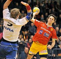 16.12.2009<br>UHK Krems - HC Hard/41:27 (22:17)<br>GREBIEN Christian, BELAS Ivica
