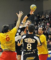05.12.2009<br>UHK Krems - ULZ Schwaz/34:25 (17:12)<br>BELAS Ivica, FEICHTINGER Sebastian, ZANGERL Philip, BOZSO Andras