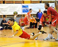 07.11.2009<br>UHK Krems - Union Leoben/34:28 (15:15)<br>WALZER Guenther, AGIC Ermin, PAJICIC Goran