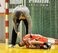 07.11.2009<br>UHK Krems - Union Leoben/34:28 (15:15)<br>VARGA Zolt, SANTOS Raul