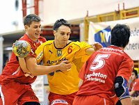 07.11.2009<br>UHK Krems - Union Leoben/34:28 (15:15)<br>UNGER Maximilian, BELAS Ivica, MONSCHEIN Patrick