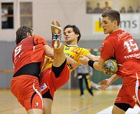 07.11.2009<br>UHK Krems - Union Leoben/34:28 (15:15)<br>PAJICIC Goran, CHALUPA Georg, UNGER Maximilian
