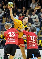 24.10.2009<br>UHK Krems - HIT Innsbruck/35:20 (19:7)<br>MAREK Peter, BELAS Ivica, RACKAUSKAS Andrius<br>