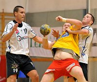 03.10.2008<br>UHK Krems - UHC Tulln/36:25 (15:10)<br>BICANIK Josef, LINT Werner, SCHNEIDER Ralf