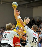 03.10.2008<br>UHK Krems - UHC Tulln/36:25 (15:10)<br>SCHROEDER Lukas, CHALUPA Georg, BOHUNICKY Peter