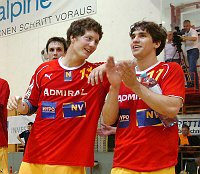 19.09.2008<br>UHK Krems - HC Linz/26:21 (10:8)<br>WALZER Guenther, SCHOPF Tobias<br>