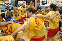06.09.2008<br>Krems - AonFivers/33:21<br>UHK-Spieler beim Siegesjubel<br>