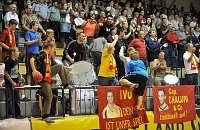 06.09.2008<br>Krems - AonFivers/33:21<br>Kremser Fans nach Schlu-Sirene