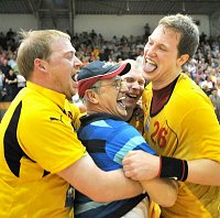 24.04.2010<br>UHK Krems - Bregenz/31:25 (21:13)<br>LINT Werner, PANOVICS Lajos, SCHMOELZ Johann, VIZVARY Kristof