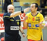 19.02.2011 Krems, <br>UHK Krems - HK Drott Halmstad/31:29 (14:14)<br>HARABAGIU Robert (Schiri), BOZSO Andras