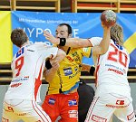 19.02.2011 Krems, <br>UHK Krems - HK Drott Halmstad/31:29 (14:14)<br>LOVGREN David, BOZSO Andras, STEINNJONSSON Gunnar