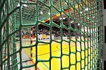 06.10.2010<br>UHK Krems - AonFivers/40:32 (19:12)<br>Handballhalle vor Spielbeginn