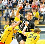 08.05.2011<br>UHK Krems - Bregenz/28:31 (15:18)<br>BOZSO Andras, AENAUDOVSKI Vedran, VISY Norbert
