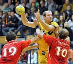 04.09.2010<br>UHK Krems - Union Leoben/33:19 (13:10)<br>ILLMAYER Thomas, SCHMOELZ Johann, ZEINER Gerald<br>