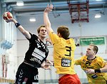 20.04.2013, Krems, Handball, Handball Liga Austria, HLA, MPO, UHK Krems, Bregenz,<br>BABARSKAS Povilas, BABARSKAS Gerdas, VIZVARY Kristof<br><br><br>Copyright DIENER / Karl Zierlinger<br>Marktgasse 3-7 / 4 / 5 / 21<br>A-1090 Wien<br>Telefax +43 1 955 32 35<br>Mobil +43 676 629 98 51<br>BA-CA<br>Bank Nr. 12000<br>Account Nr. 00712 223 783<br>e-mail: agentur@diener.at<br>Datenbank: www.diener.at