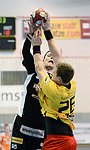 09.02.2013, Krems, Handball, Handball Liga Austria, HLA, MPO, UHK Krems - Fivers WAT Margareten,<br>KIRVELIAVICIUS Romas, VIZVARY Kristof<br><br>Copyright DIENER / Zierlinger Karl<br>Marktgasse 3-7 / 4 / 5 / 21<br>A-1090 Wien<br>Telefax +43 1 955 32 35<br>Mobil +43 676 629 98 51<br>BA-CA<br>Bank Nr. 12000<br>Account Nr. 00712 223 783<br>e-mail: agentur@diener.at<br>Datenbank: www.diener.at